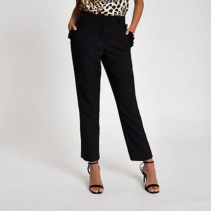 River Island Womens Frill Pocket Cigarette Pants
