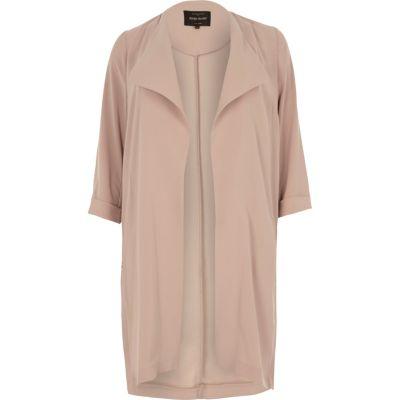 River Island Womens Plus Popper Duster Coat