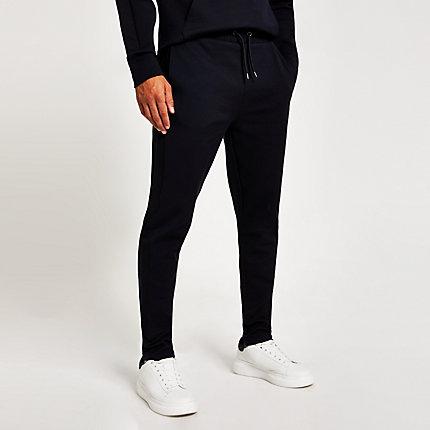 River Island Mens Slim Fit Twill Joggers