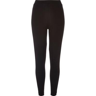 River Island Womens Ponte Velvet Side Panel Leggings