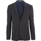 River Island Mens Peak Lapel Skinny Suit Jacket