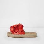 River Island Womens 3d Flower Espadrille Mules