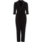 River Island Womens Tuxedo Tapered Jumpsuit