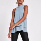 River Island Womens Halter Neck Double Layer Blouse