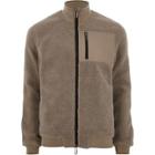 River Island Mens Only And Sons Teddy Fleece Zip-up Jacket