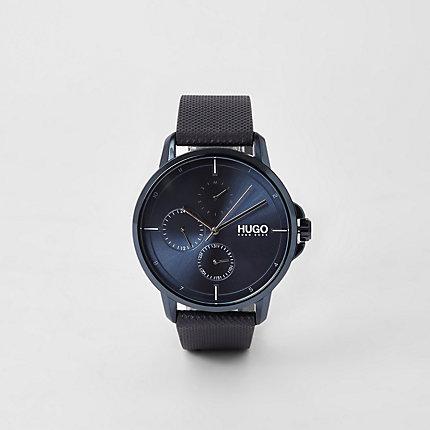 River Island Mens Hugo Focus 3 Dials Watch