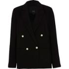 River Island Womens Faux Pearl Double Breasted Blazer