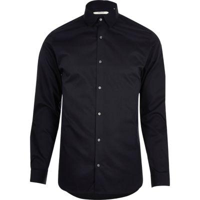 River Island Mensnavy Jack & Jones Premium Smart Shirt