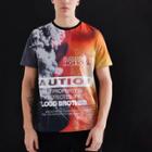 River Island Mens Blood Brother 'caution' Print T-shirt