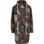River Island Mens Design Forum Camo Parka