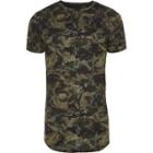 River Island Mens Camo Print Muscle Fit T-shirt