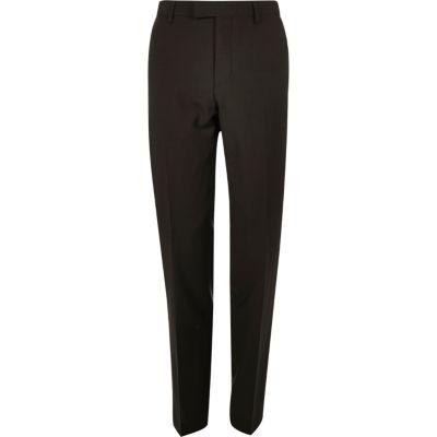 River Island Menskhaki Slim Fit Suit Pants
