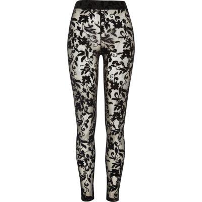 River Island Womens Floral Lace Leggings
