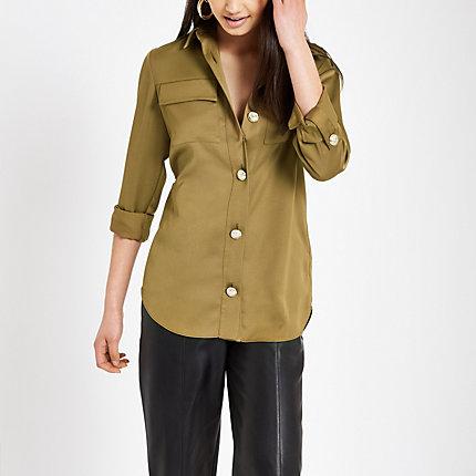 River Island Womens Loose Fit Utility Shirt
