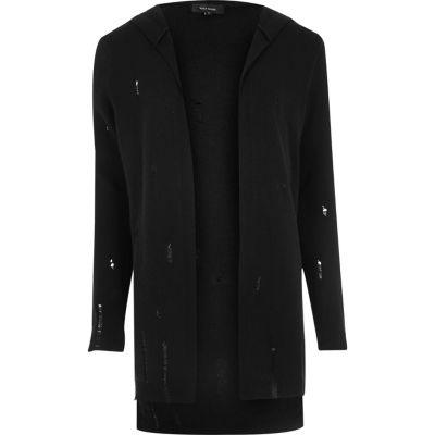River Island Mens Distressed Cardigan