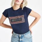 River Island Womens 'l'amour' Heart Print Fitted T-shirt