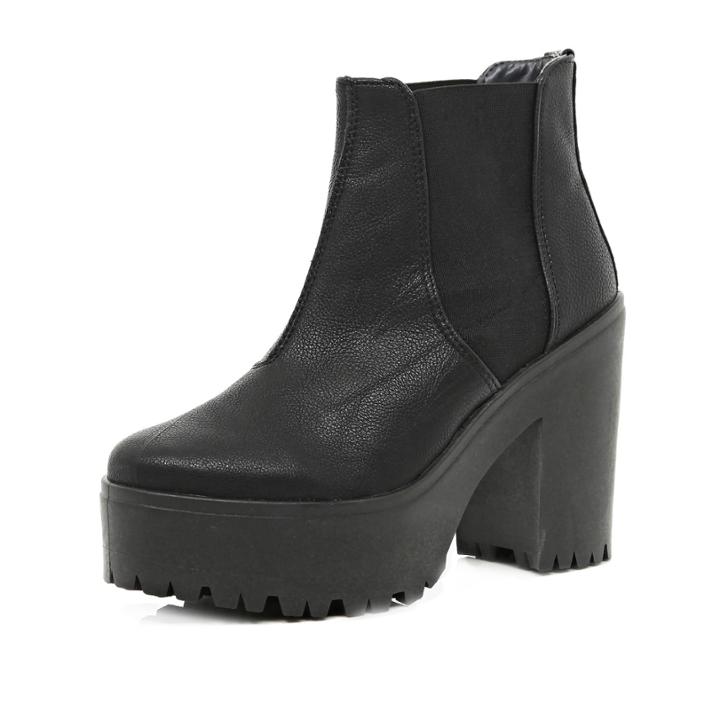 River Island Womens Chunky Platform Chelsea Boots