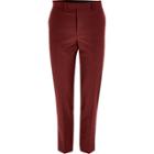 River Island Mensred Skinny Fit Suit Trousers