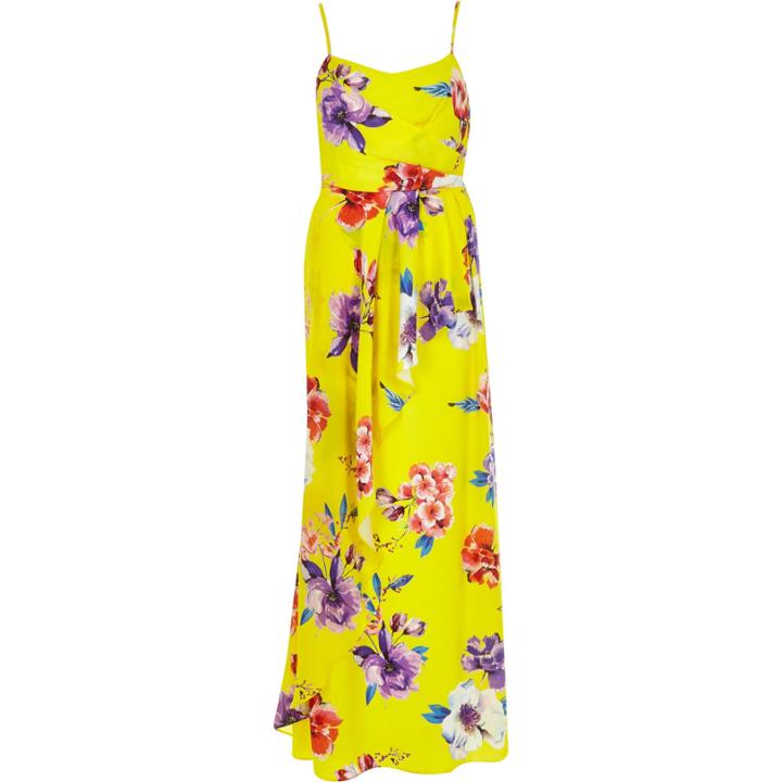 River Island Womens Floral Print Maxi Dress