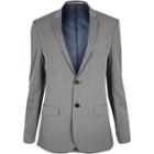 River Island Mensgrey Skinny Fit Suit Jacket