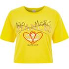 River Island Womens 'no More Chances' Cropped T-shirt