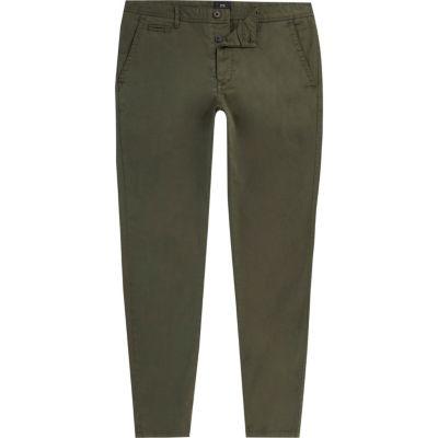 River Island Mens Super Skinny Chino Trousers