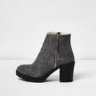 River Island Womens Side Zip Ankle Boots