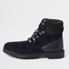 River Island Mens Suede Lace-up Hiking Boots
