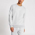 River Island Mens 'undefined' Embroidered Tape Sweatshirt