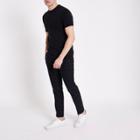 River Island Mens Cable Muscle Fit T-shirt