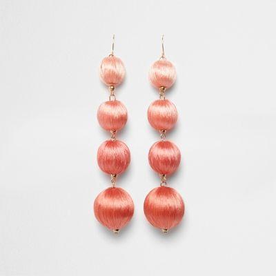 River Island Womens Tonal Ball Drop Earrings