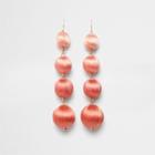 River Island Womens Tonal Ball Drop Earrings