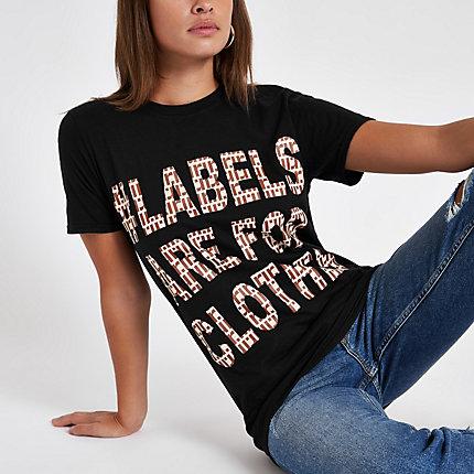 River Island Womens Ditch The Label Charity T-shirt