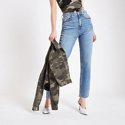 River Island Womens Straight Leg Jeans