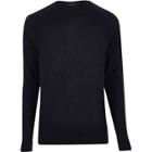 River Island Mens Mesh Front Sweater