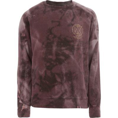 River Island Mens Jack And Jones Tie Dye Crew Sweatshirt