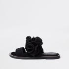River Island Womens 3d Flower Double Strap Sandal