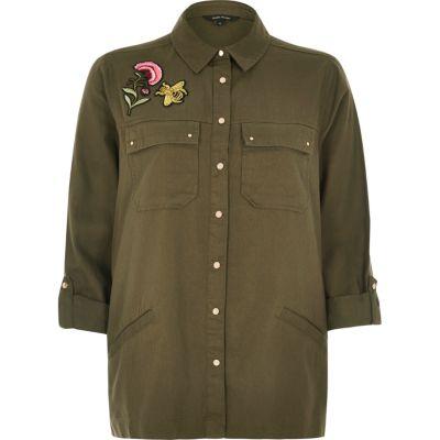 River Island Womens Badge Shacket