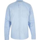 River Island Menslight Long Sleeve Grandad Shirt