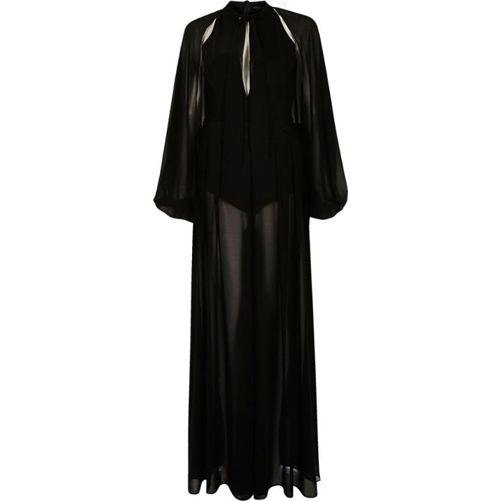 River Island Womens Glamorous Pussybow Flare Jumpsuit