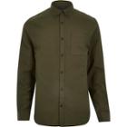 River Island Mens Flannel Long Sleeve Slim Shirt