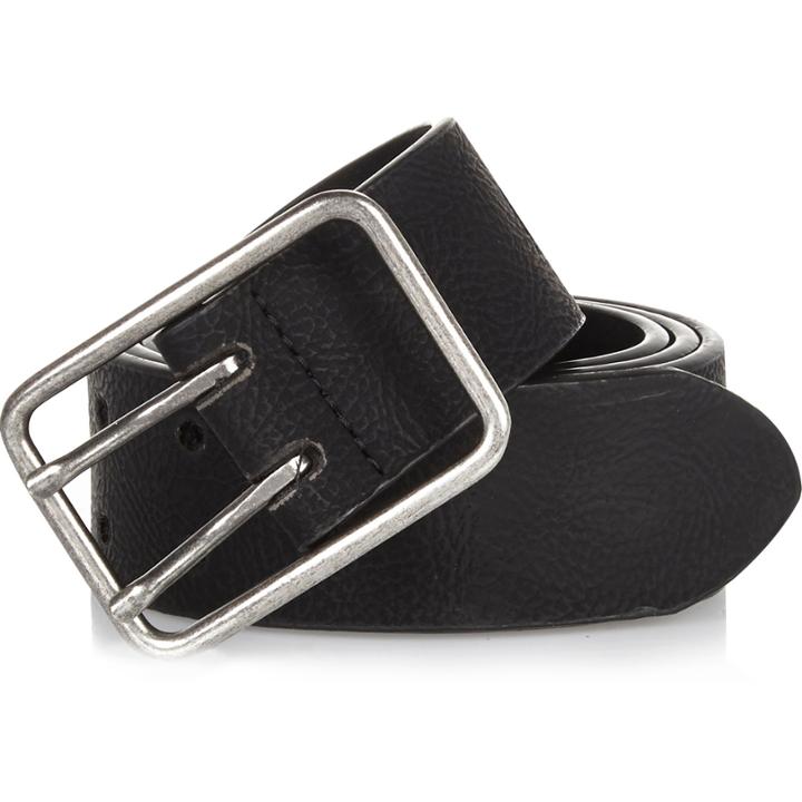 River Island Mensblack Double Prong Belt
