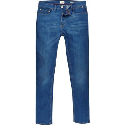 River Island Mens Bright Sid Skinny Stretch Jeans