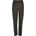River Island Mens Heritage Check Skinny Suit Trousers