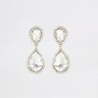 River Island Womens Gold Colour Jewel Antique Drop Earrings