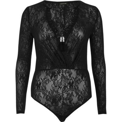 River Island Womens Western Lace Bodysuit