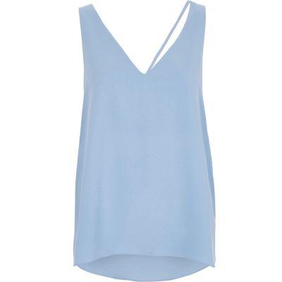 River Island Womens Asymmetric Strap Tank Top