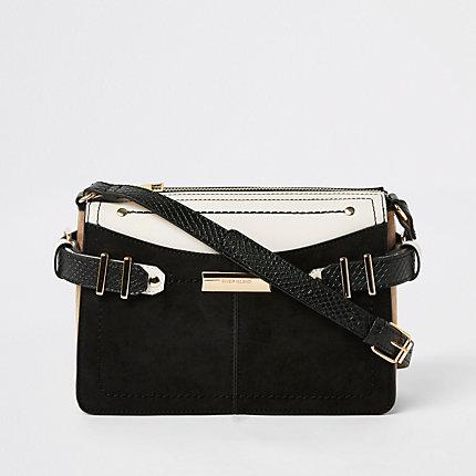 River Island Womens Contrast Tab Side Cross Body Bag