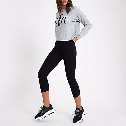 River Island Womens High Waisted Cropped Leggings