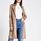 River Island Womens Faux Suede Utility Jacket